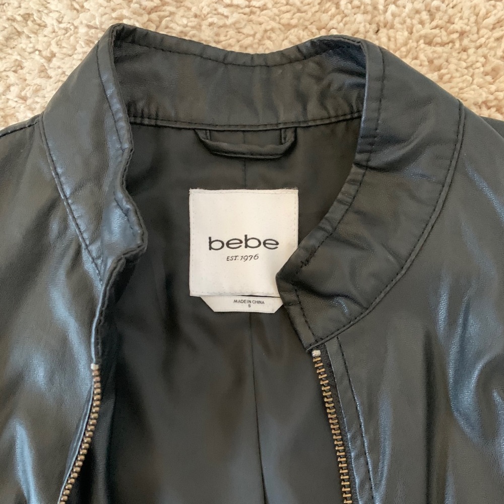 Bebe Faux Leather Jacket